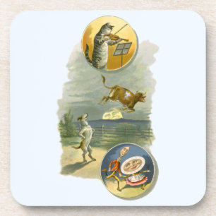 Porta-copo Vintage Madre Goose Enfermeira Rhyme Ei Diddle