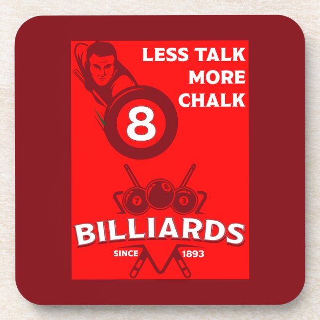 Porta-copo Vintage Pocket Billards (Frente)