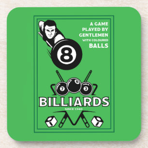 Porta-copo Vintage Pocket Billards