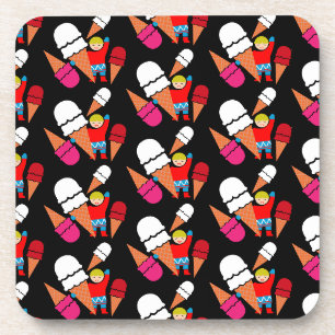 Porta-copo Vintage Retro Sorvete Art