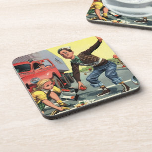 Porta-copo Vintage Safety Patrol Cruzando Guarda Ajudando Gar