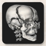 Porta-copo Vintage Science Anatomia Humana, Crânio Antiquado<br><div class="desc">Ilustração de safra da saúde humana e desenho de anatomia que apresenta um fechamento do crânio mostrando as diferentes partes do crânio,  tomadas oculares,  dentes e coluna vertebral. design excelente para geeks de ciência e biologia.</div>