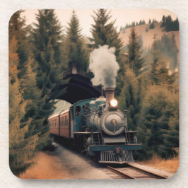 Porta-copo Vintage Steam Engine Train