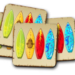 Porta-copo Vintage Surfboards Verão | Conjunto de Surfboard R<br><div class="desc">Vintage Surfboards Verão | Porta copos de cortiça da prancha retrorreflectora Adicione uma vibração retrorreflectora à sua casa com esta porta copos de cortiça de verão nas pranchas de vintagem. Apresentando designs clássicos de surfe da era do ouro do surf, essa porta copos traz um toque nostálgico e inspirado na...</div>