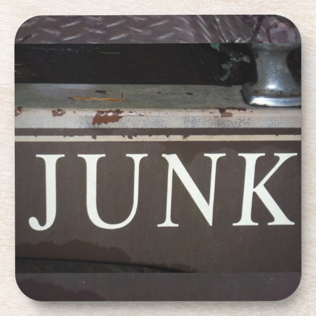 Porta-copo Vintage Tow Truck JUNK SIGN (Frente)