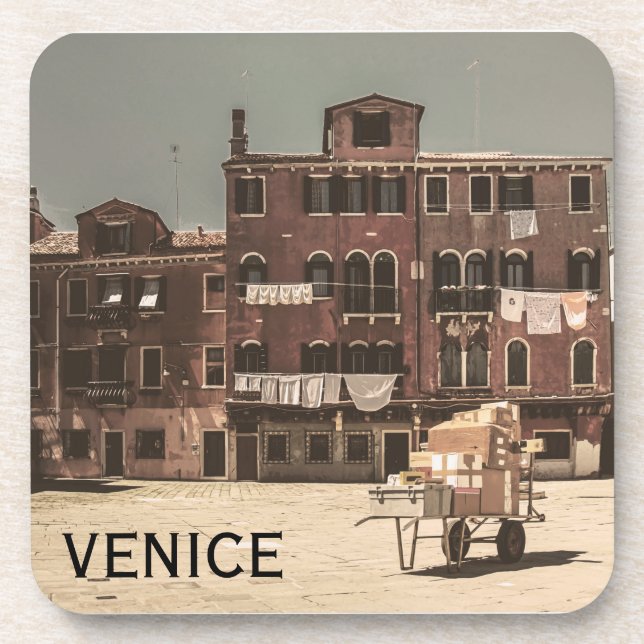 Porta-copo Vintage Venice (Frente)