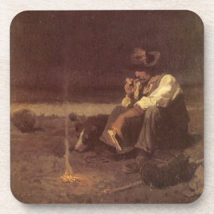 Porta-copo Vintage Western Cowboys, Plains Herder, NC Wyeth