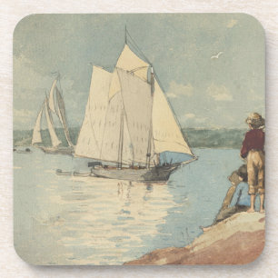 Porta-copo Vintage Winslow Homer Clear Navegando