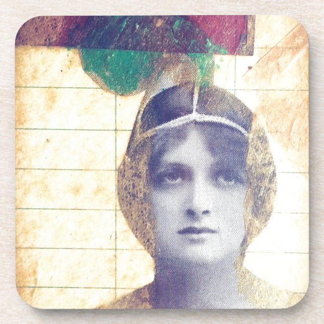 Porta-copo Vintage Woman (Frente)