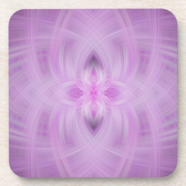Porta-copo VIOLET - Arte Fractal - (Frente)