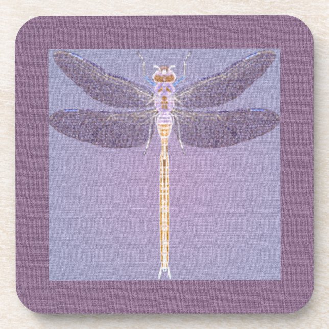 Porta-copo Violet Dragonfly (Frente)