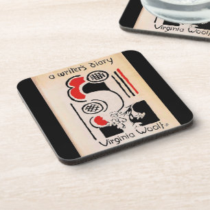 Porta-copo Virginia Woolf Vanessa Bell Cobrir Diário de Escri