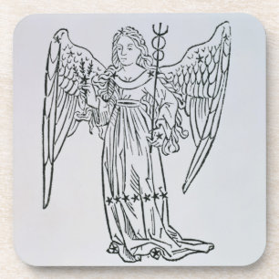 Porta-copo Virgo (Virgin) uma ilustração 'do Poeti