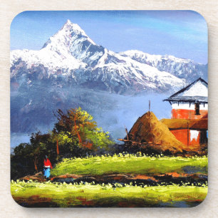 Porta-copo Visão Panorâmica Da Bela Montanha Everest