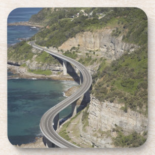 Porta-copo Vista aérea da Sea Cliff Bridge perto de Wollongon