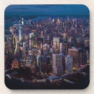 Porta-copo Vista aérea de Manhattan