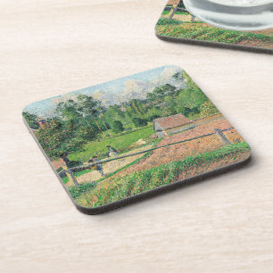 Porta-copo Vista da janela do artista Camille Pissarro