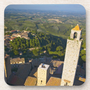 Porta-copo Vista da Torre, San Gimignano, Siena, Toscana