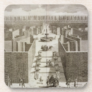 Porta-copo Vista das oito estátuas de Castellazzo no a