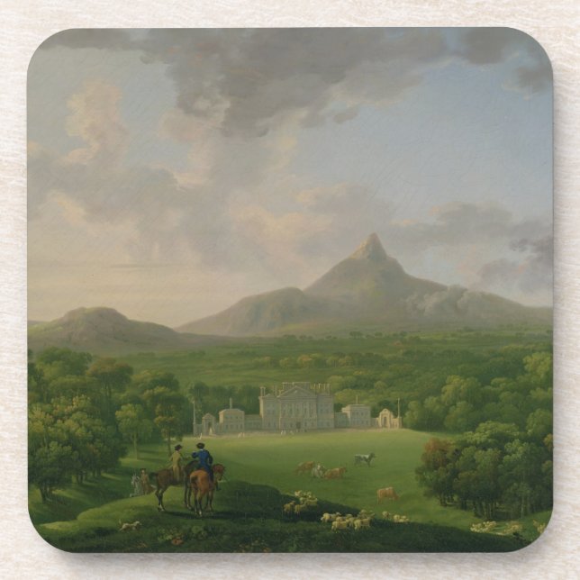 Porta-copo Vista de Powerscourt, condado Wicklow, c.1760-2 (Frente)