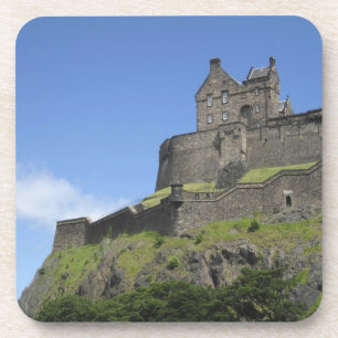 Porta-copo Vista do Castelo de Edimburgo, Edimburgo, Escócia,