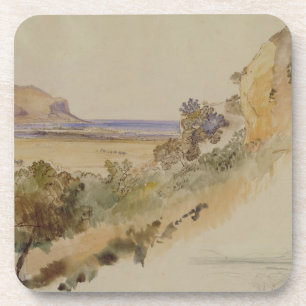Porta-copo Vista perto de Palermo, 1847 (caneta & tinta com