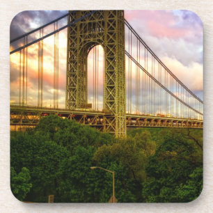 Porta-copo Vista que olha sul - ocidental de Manhattan