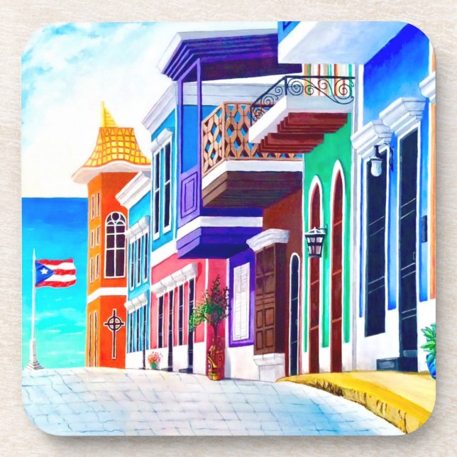 Porta-copo ¡Viva Porto Rico! (Frente)