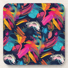 Porta-copo Vívido Salpico de Grafite Caótico