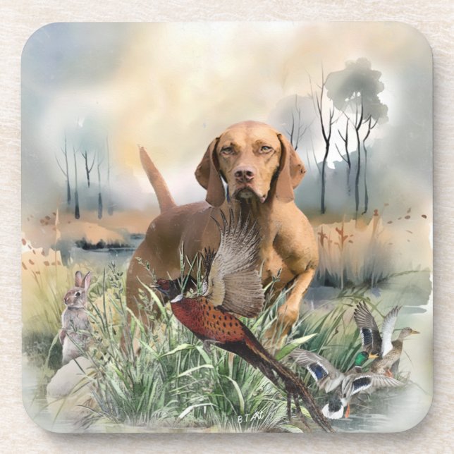 Porta-copo Vizsla, Arte (Frente)