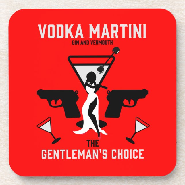 Porta-copo Vodka Martini Drink Gift (Frente)