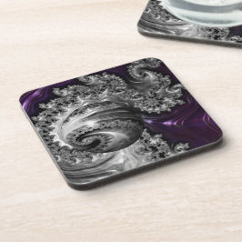 Porta-copo Vórtice Fractal Púrpura
