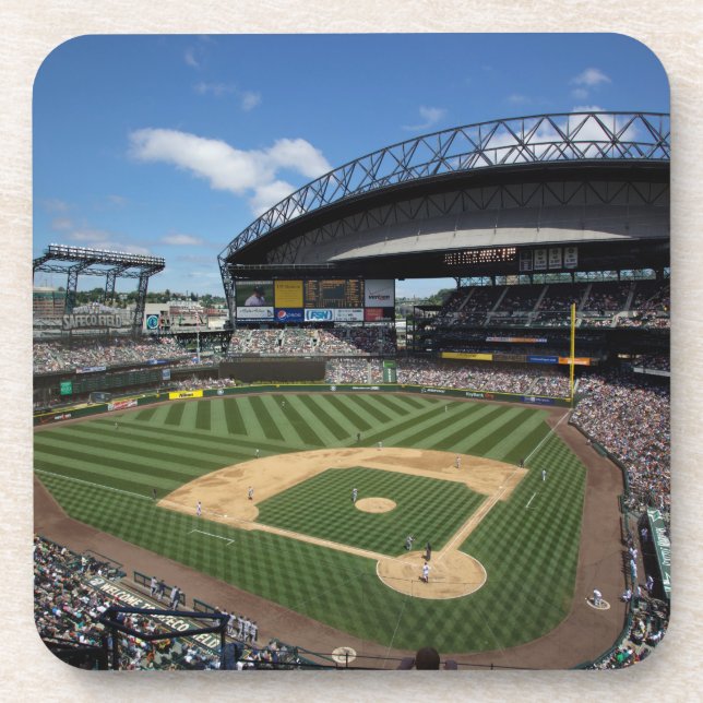 Porta-copo WA, Seattle, Safeco Field, basebol dos Mariners (Frente)