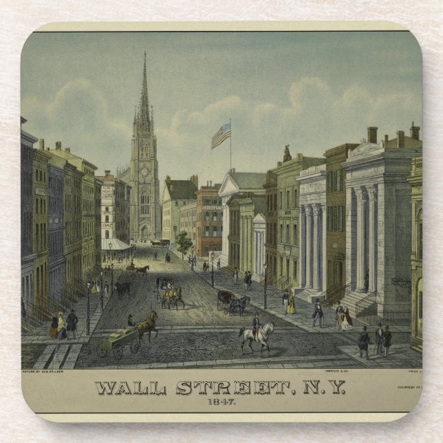 Porta-copo Wall Street 1847 (Frente)