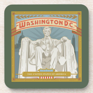 Porta-copo Washington DC Memorial Lincoln