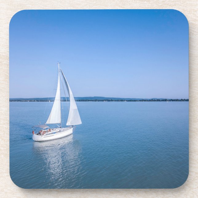 Porta-copo Water | Yacht at Lake Balaton Lake Hungary (Frente)