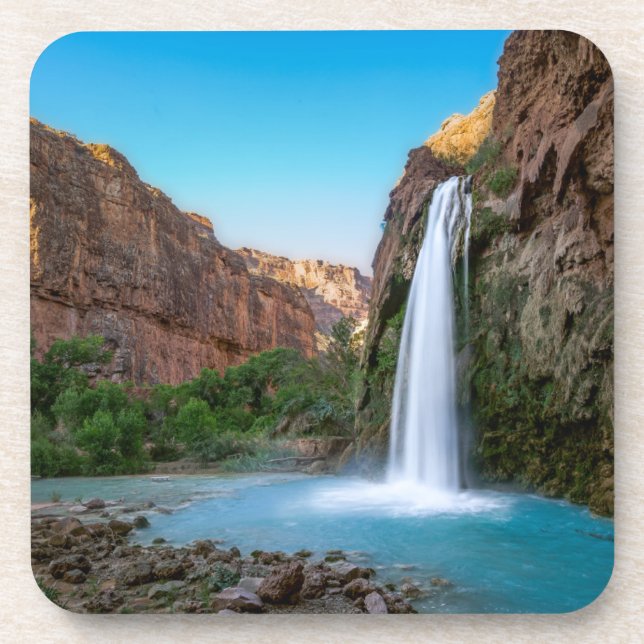Porta-copo Waterfalls | Havasu Falls at Sunset (Frente)