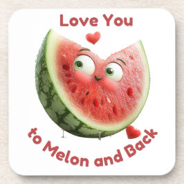 Porta-copo Watermelon Love: Sweet & Juicy Heart