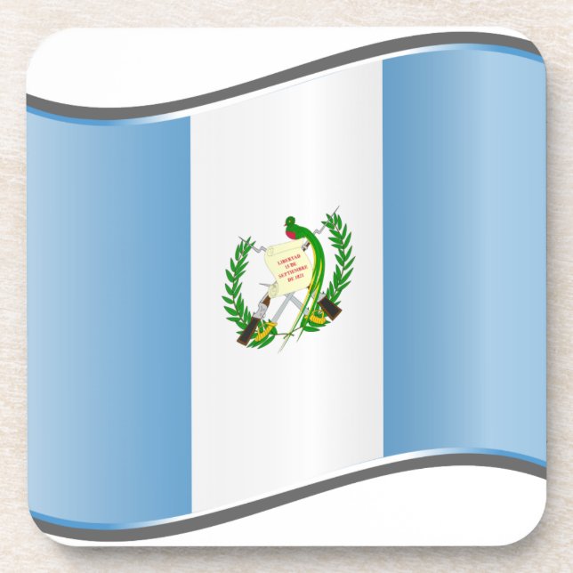 Porta-copo Wavy Guatemala Flag (Frente)