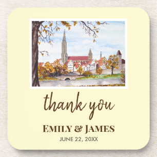 Porta-copo Wedding Ulm Minster Alemanha Farida Greenfield