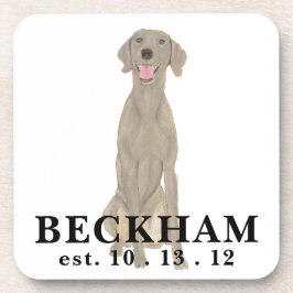 Porta-copo Weimaraner Personalizado