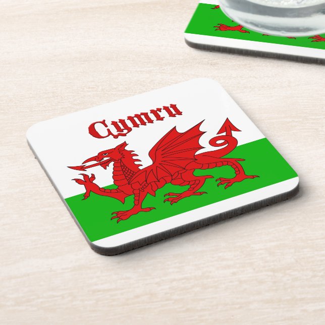 Porta-copo Welsh Flag Cymru (Left Side)