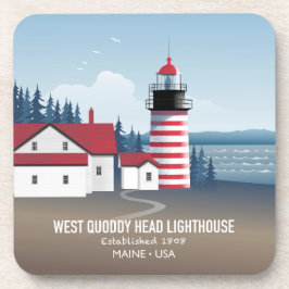 Porta-copo West Quoddy Head Lighthouse