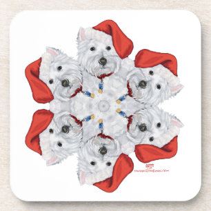 Porta-copo Westie Snowflake