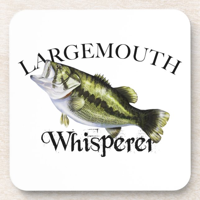 Porta-copo Whisperer de Bass Largemouth (Frente)