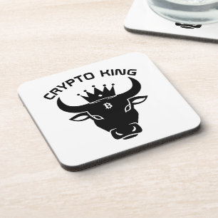 Porta-copo White personalizado do Crypto King