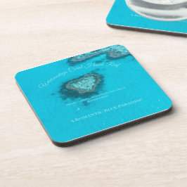 Porta-copo Whitsundays Coral Heart Reef – Romantic 
