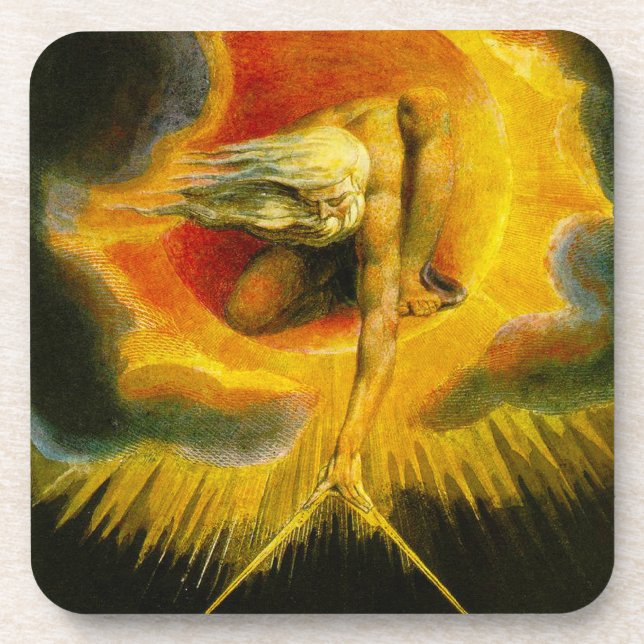 Porta-copo William Blake antigo de portas copos dos dias (Frente)