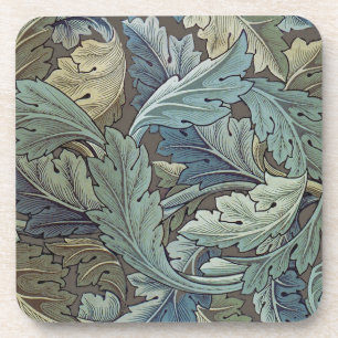 Porta-copo William Morris Acanthus Sage Flor de Floral Botâni