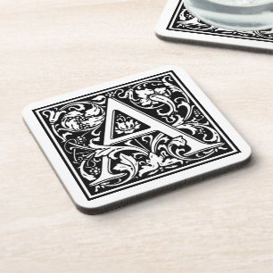 Porta-copo William Morris Alphabet "A"